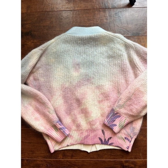 Fangyan Sylphide Dominique Multi Color Mohair Blend Fairytale Cardigan Womens S - Picture 7 of 8